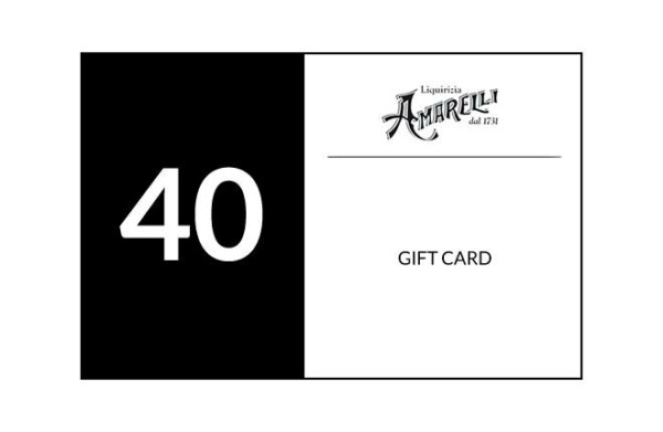 Amarelli Gift Card 40 euro